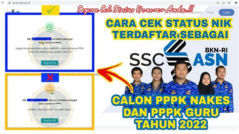 Cara Cek Status Terdaftar Sebagai Calon Pppk Nakes Dan Pppk Guru Tahun