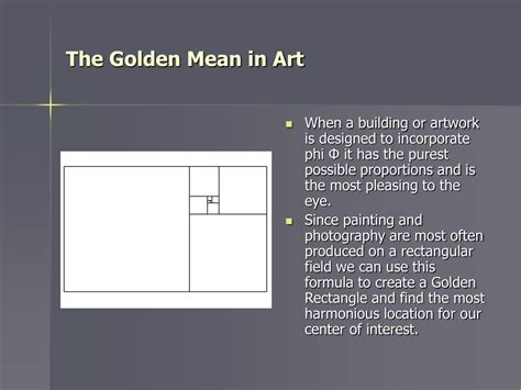 PPT - The Golden Mean PowerPoint Presentation, free download - ID:3804423