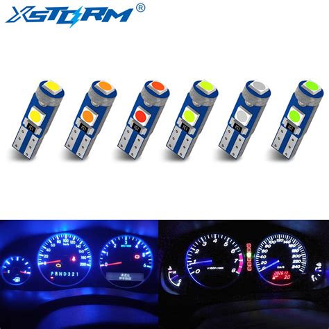 Xstorm 1pc T5 LED Bulb W3w W1 2w Canbus Car Interior Lights Dashboard