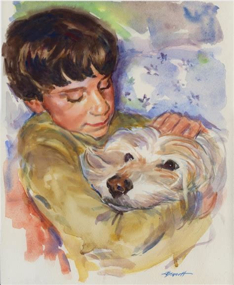 Cameron Bennett Portraits Watercolour