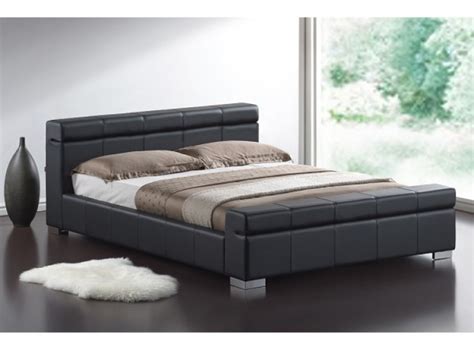 Dorset Black Faux Leather Bed Frame Atelier Yuwaciaojp