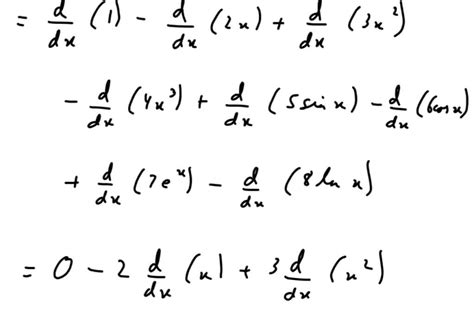 ⏩solved Differentiate By Rule 1 2 X 3 X 2 4 X 3 5 Sinx 6 Cosx 7