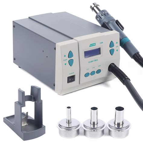 W Hot Air Rework Station Soldering Heat Gun Digital Display Quick Station Soldering Hot Air