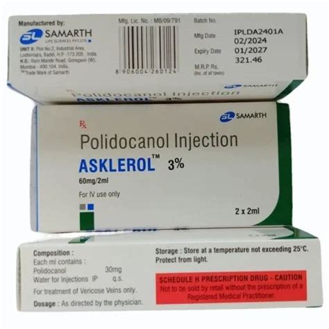 60 mg Polidocanol Injection, Strength: 3 % at ₹ 320/vial in Surat | ID ...
