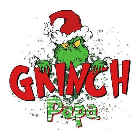 Retro Grinch Papa Xmas SVG Holiday Design Wiki SVG