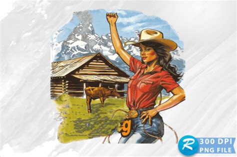 25 Cute Cowgirl Clipart Designs And Graphics