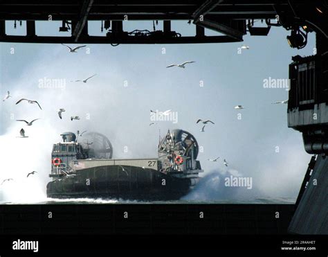 US Navy A Landing Craft Air Cushion LCAC Assigned To Assault Craft