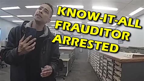 Dumb Frauditor Gets Arrested Again Youtube