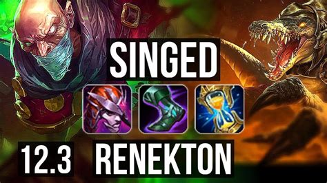 Singed Vs Renekton Top Rank Singed Games M