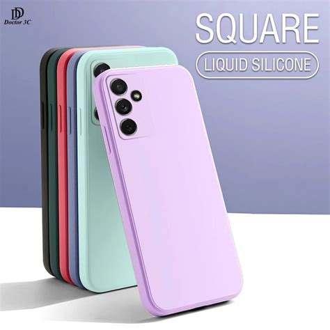 Original Official Square Silicone Phone Case For Samsung Ss Galaxy A16