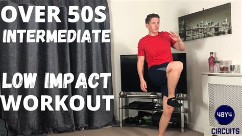 Over 50s Intermediate Full Body Cardio Workout Youtube