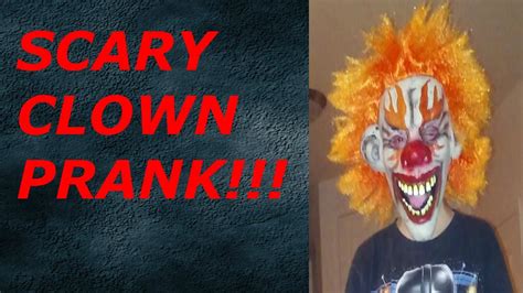 SCARY CLOWN PRANK!!! - YouTube