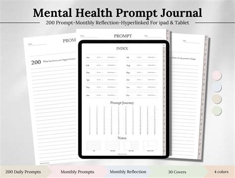 Mental Health Journal Graphic By Planners Campus · Creative Fabrica