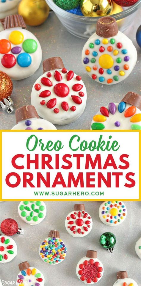 These Cute Oreo Cookie Christmas Ornaments Are A Quick And Easy Holiday