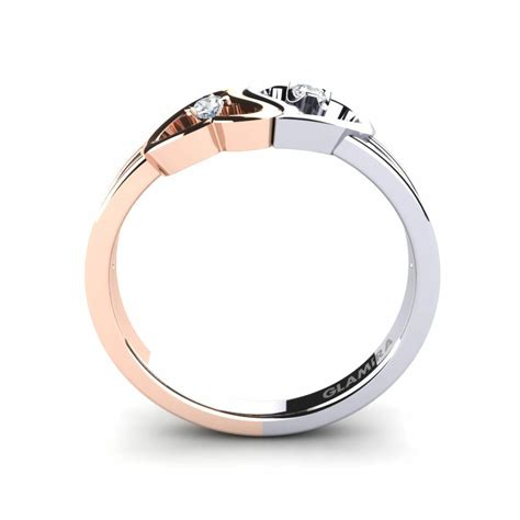 Kaufen Sie GLAMIRA Ring Mindy Mit 0 06 Karat Diamant Rund 375 Rot