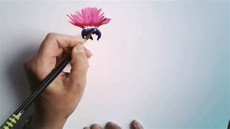 How To Paint A Thistle In Watercolours The Quick Method Youtube