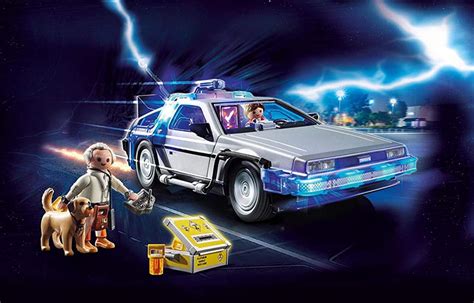 Regreso Al Futuro Playmobil Viaja A En El Delorean