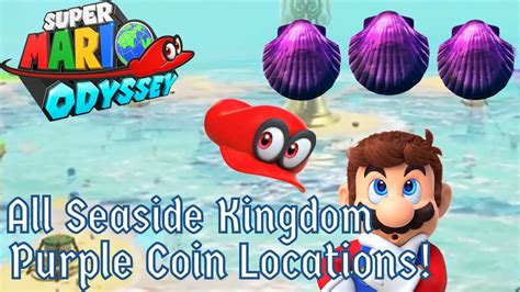 All Seaside Kingdom Purple Coin Locations Super Mario Odyssey