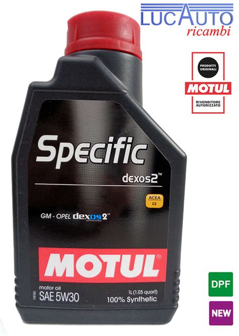 MOTUL SPECIFIC DEXOS 2 5W30 100% sintetico