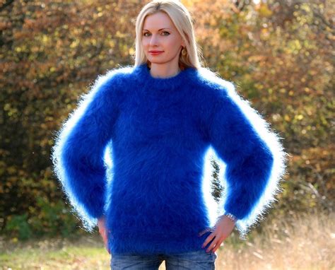 Pin Op Fluffy Handmade Mohair Sweaters By Supertanya