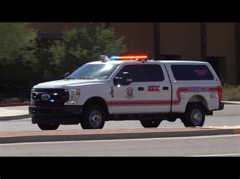 Scottsdale Fire Dept North East Deputy Responding YouTube