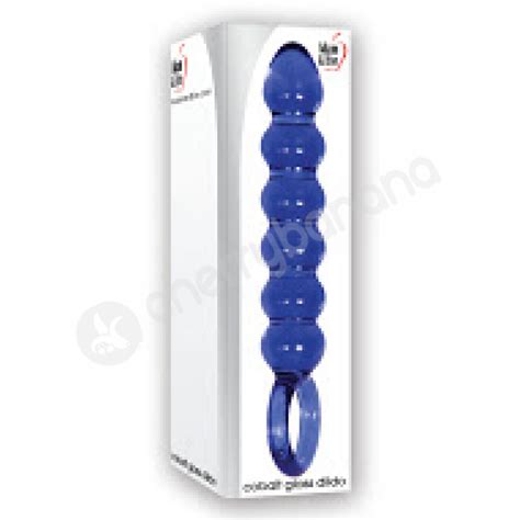 Adam Eve Cobalt Glass Dildo Blue Cm Glass Dildo