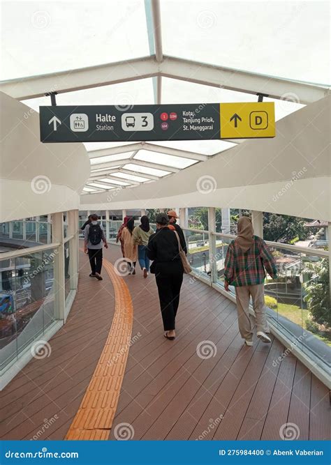 Jakarta Busway Station Editorial Image Image Of Tourism 275984400