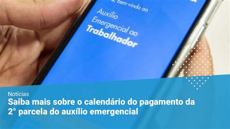 2 parcela do auxílio emergencial entenda e veja o calendário de pagamento