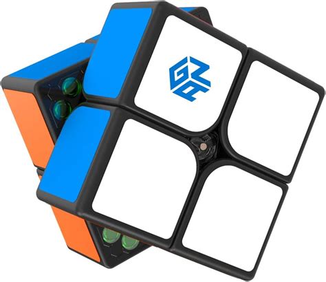 GAN 251M 2x2 Magnetic Speed Cube Stickered Mini Cube Gans251 Lite