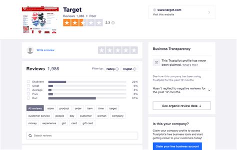 The Target Trustpilot Review