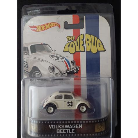 Hot Wheels Premium Retro Volkswagen Beetle The Love Bug Ready