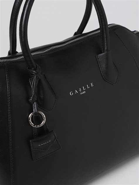 GAËLLE PARIS: Borsa in pelle sintetica - Nero | Borsa A Mano Gaëlle ...