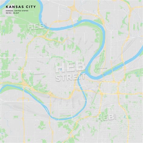 Printable Street Map Of Kansas City Kansas Hebstreits Sketches