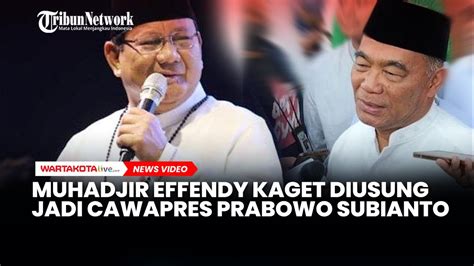 Menko Pmk Muhadjir Effendy Kaget Diusung Jadi Cawapres Prabowo Subianto