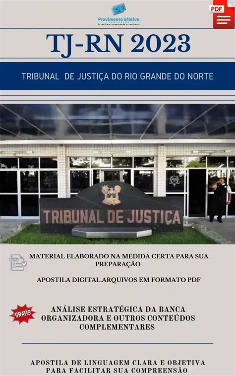 Provimento Efetivo Concursos Apostila Tj Rn Analista Servi O Social