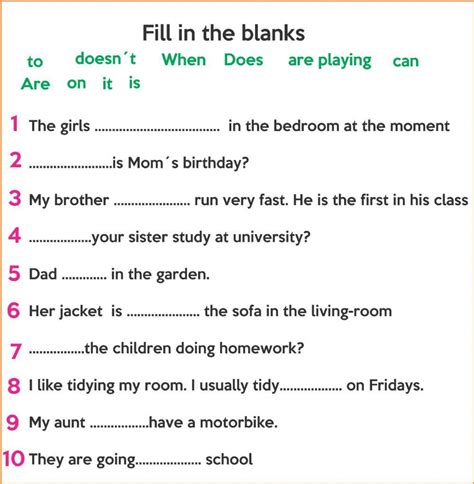 Fill In The Blank Worksheets Download Worksheet School Facebook Worksheets Library