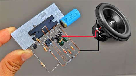 How To Make Amplifier Using La Ic Diy Subwoofer Amplifier Circuit