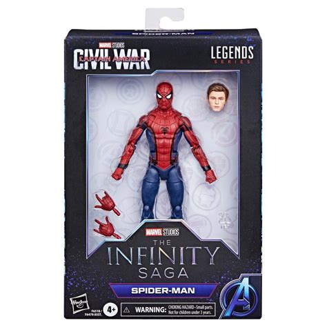 Hasbro Marvel Legends Series Spider-Man, 6" Marvel Legends Action ...