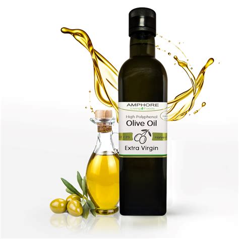 Olive Oil Ev High Polyphenol Singles Or Packs Amphore Living Foods