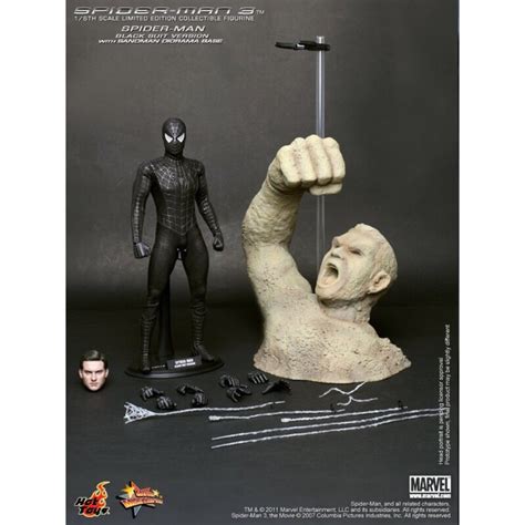 HOT TOYS MMS 蜘蛛人 黑蜘蛛人 Black Suit Ver 蝦皮購物