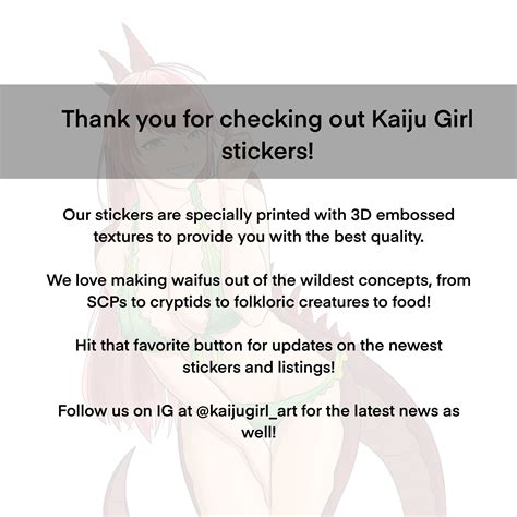 Kitsune Fox Girl Waifu Holographic Vinyl Sticker With 3d Textures Yokai Series Etsy