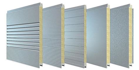 Global Rockwool Pu Sandwich Panel For Metal Wall Cladding System