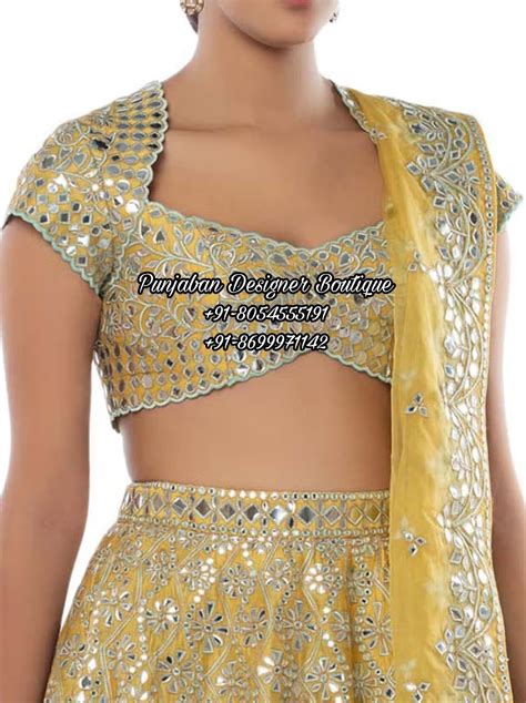 Party Wear Lehenga Cholis Punjaban Designer Boutique