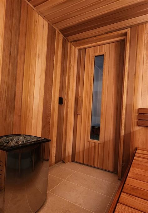 Custom Built Sauna Door Sds Australia