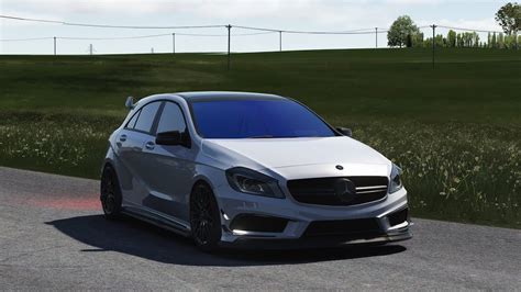 Mercedes Benz A45 Amg Pure Sound Popsandbangs Flyby Accelaration Mod Link Assetto