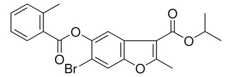 ISOPROPYL 6 BROMO 2 METHYL 5 2 METHYLBENZOYL OXY 1 BENZOFURAN 3