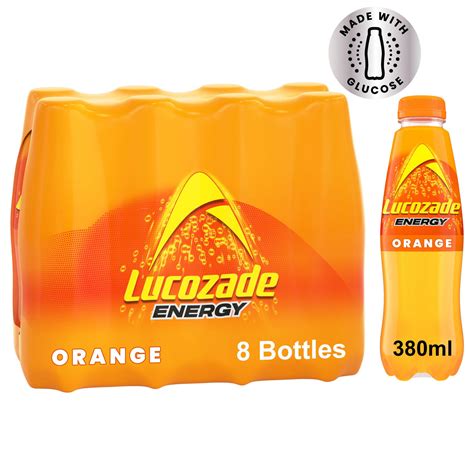 Lucozade Energy Orange 8 X 380ml Multipack Lucozade Iceland Foods