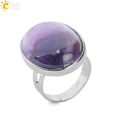 CSJA Reiki Nat Rliche Edelstein Stein Finger Ring F R M Nner Frauen