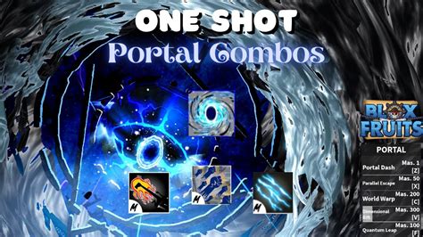 One Shot Portal Combos Blox Fruits YouTube