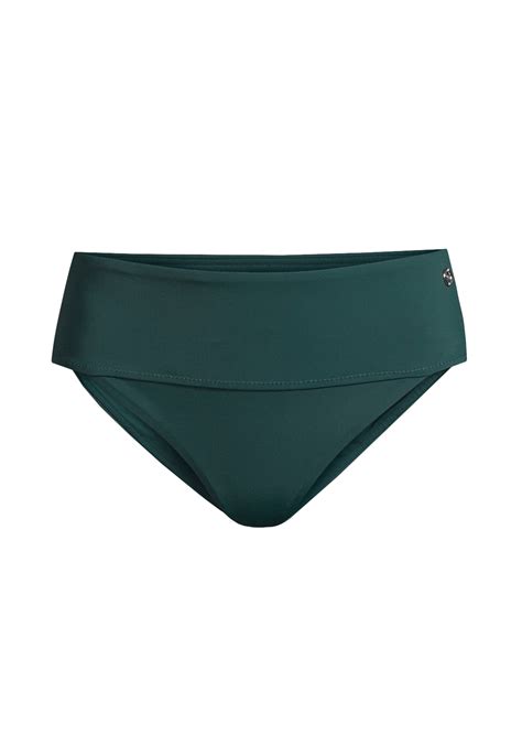 Iconic High Waist Bikini Brief Dk Turning Green